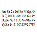 Trend Enterprises Ready Letters Colorful Patterns, 4 Inches, Set of 216, T-79756