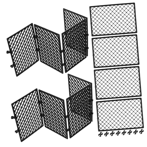 KONTONTY 30pcs Rc Car Drift Garage DIY Kit Parking Panel Model Mesh Panel for Rc Car Hobbyist Realistic Detailing