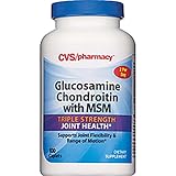 CVS Glucosamine Chondroitin with Msm, Triple Strength, 100 Caplets