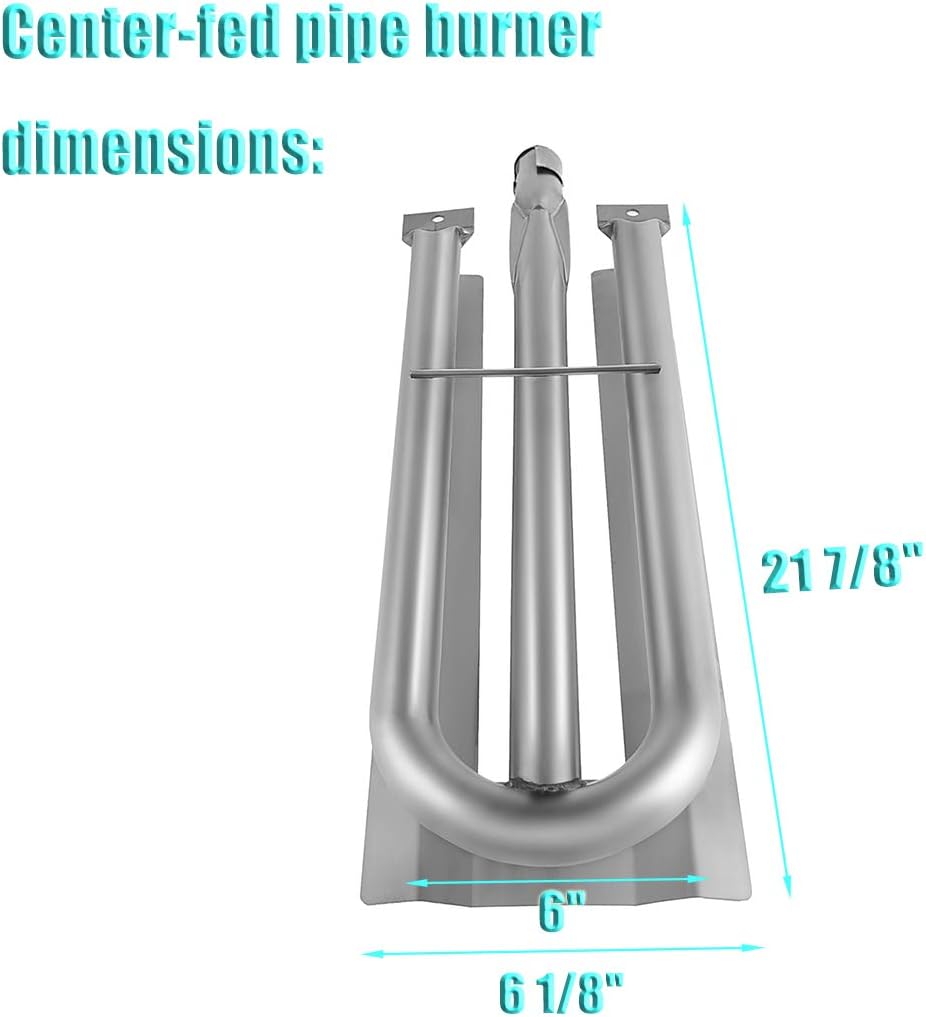 PETKAO 21 7/8" x 6 1/8" Stainless Steel Viking Grill Burner Replacement for Viking 316-911, VGBQ 30, VGBQ 41, VGBQ 53 in T Series, VGBQ030-2T, VGBQ300-2RT/E, VGBQ3002RE, VGBQ3002RE1, VGBQ3002RT, 2PCS : Garden & Outdoor