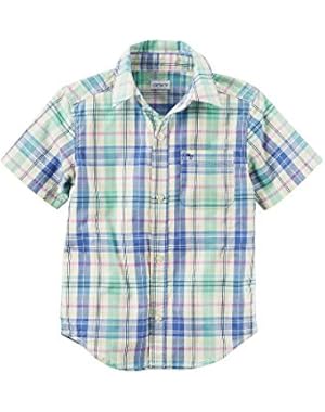 Carter's Baby Boys' Plaid Woven Shirt