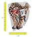 Kangaroo Stuffed Giraffe - Toy Plush Giraffe- 2' High, Neck Moves