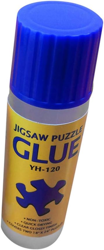 Puzzle Glue, 120ML Non-Toxic Puzzles Glue with Trowel Applicator Puzzle Accessories Puzzle Saver Suitable for 500 1000 Paper Puzzle 4 Ounce