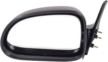 Textured Black Manual Mirror For 1997-2004 Dodge Dakota Driver Side 5 x 7 in