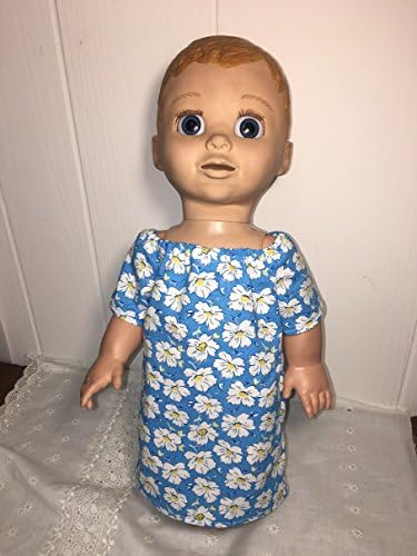 Fits Luvabella Girl Doll Clothes Spring Peasant Dress Night Gown Handmade Clothes Only