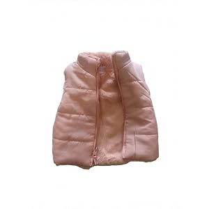 Chaleco Acolchado Unisex para Bebé, Chaleco Puffer Ligero con Cierre, Abrigo Casual de 12 a 18 Meses