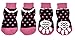 Posch Pet Socks for Small and Medium Breed Dogs. Anti-Slip Knit Socks with Traction Soles for Indoor Wear. Slip On Paw Protectors. Size XS, Pink