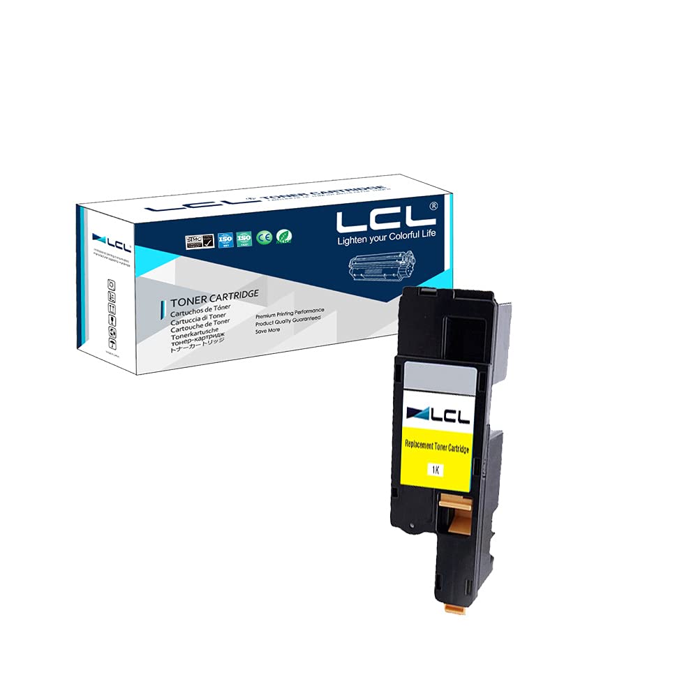 LCL Compatible Toner Cartridge Phaser 6020 106R02758 (1 Yellow) Replacement for Xerox Phaser 6020 6022 WorkCentre 6025 6027 Series Printers