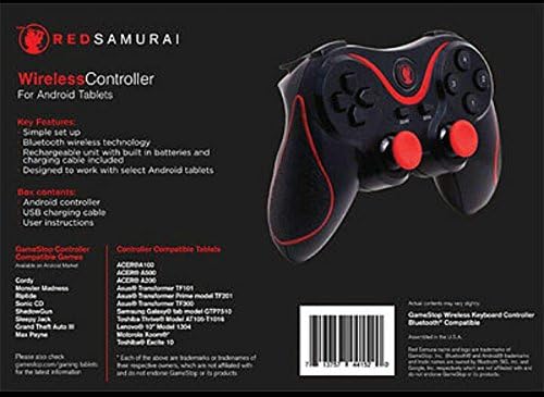 Amazon Com Red Samurai Wireless Controller For Android Tablets - image unavailable
