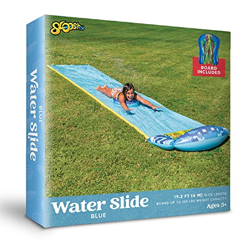 JOYIN 230in x 35.5in/584.2 x 90.2cm Water Slide with 1 Board, Summer Toy with Built-in Sprayer for Garden and Outdoor Water Games