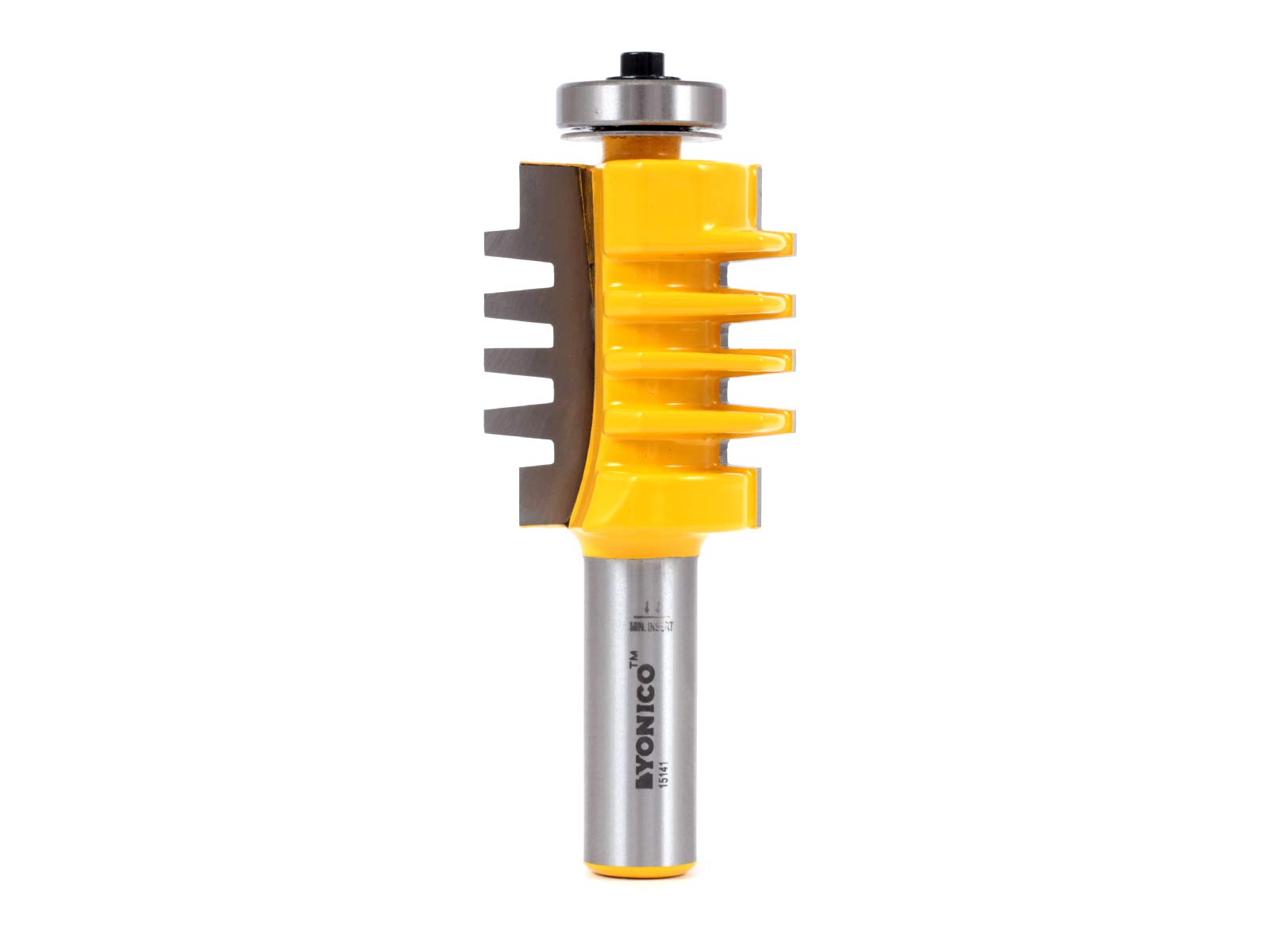 Yonico 15141 1-1/2-Inch Easy Setup Finger Joint Router Bit 1/2-Inch Shank