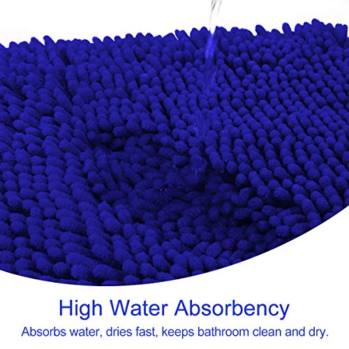 HOMEIDEAS 3 Pieces Bathroom Rugs Set Ultra Soft Non Slip and Absorbent