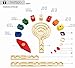 Hape Quadrilla Wooden Marble Run Construction System, Vertigo, with Bonus Marble Catcher Toy, Multicolor