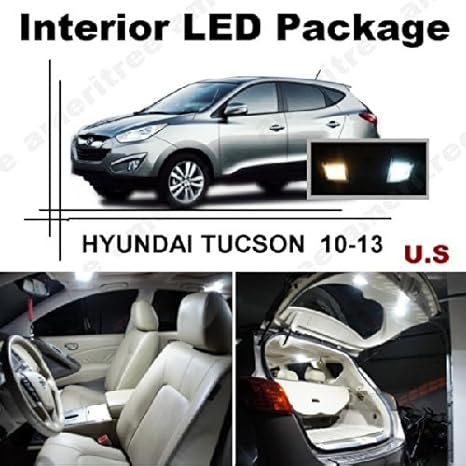 Amazon Com Ameritree Led For Hyundai Tucson 2010 2013 7 Pcs