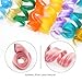 Dreamlover 24 Pack Curly Colored Hair Extensions, Clip in Party Highlights Hair Hairpieces Extensions for Kids, Girls and Women, Multi Colors Athumb 3