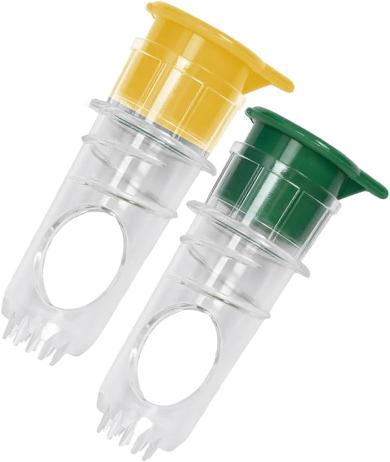 Photo 1 of 2PCS Lemon Mini Squeezer, 2025 New Screw Top Lemon Squeezer, Manual Juice Extractor With Lid, Orange Citrus Press for Cocktails, Drinks (Yellow+Green)