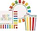 kedudes Rainbow Birthday Party set Supplies for 32 guests - 32 Plates 9