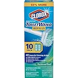 Clorox ToiletWand Disinfecting Refills, Disposable Wand Heads - Rainforest Rush - 10 Count