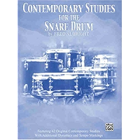 Contemporary Studies for the Snare Drum book cover Contemporary Studies for the Snare Drum book cover