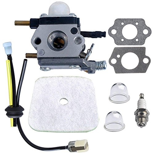 C1U K54A Carburetor with Air Filter Repower Kit for 2 Cycle Mantis 7222 7222E 7222M 7225 7230 7234 7240 7920 7924 Tiller/Cultivator