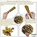 Black 50th Birthday Decorations Party KIT - Black Gold and White Paper Pompoms | Number 50 Gold Balloons | Circle Garland