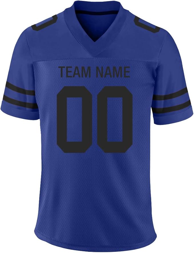 FIITGCUSTOM Custom Football Mesh Personalized Jersey, Customize Your