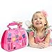 Sunny&Love 2018 Princess Girl's Pretend Play Toy Mini Cosmetic Case Toy Palette Set Non Toxic for Kids (Pink)