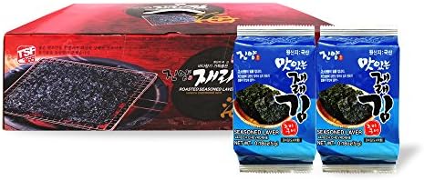 JINYANGFOOD Korean Premium Seasoned Seaweed, Long Lasting Tasty and Krispy Snack, 5 Gram, Pack of 27