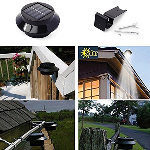 image for Ruanyi Garden Outdoor Sink Pathway Solar Powered Security Bright 3 LED