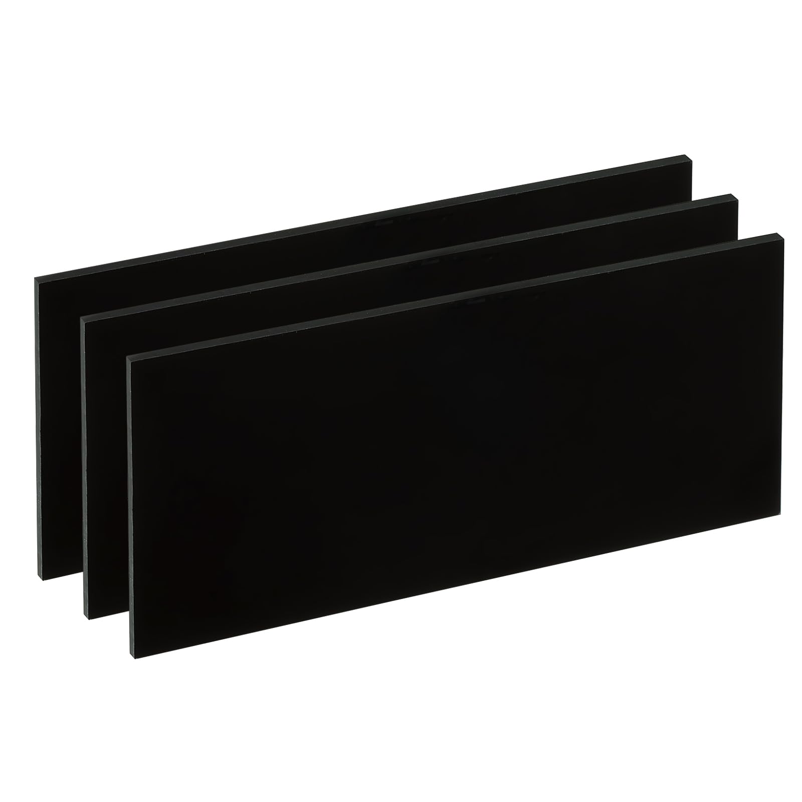 PATIKIL Welding Len Shade 12 Glass 4.25"x 2", 3 Pack Hardened Glass Black Darkening Filter Plates Covers Replacement for Weld Helmet Hood