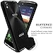 Alcatel Idol 4 Case, Alcatel Nitro 4 Case, Tauri [Anti Scratch] Crystal Clear TPU Bumper Hybrid Protective Case Cover for Alcatel Idol 4 / Nitro 4 - Black