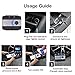 AHAHOO 12V Portable Air Compressor Car Tire Inflator Pump - Digital 150 Psi