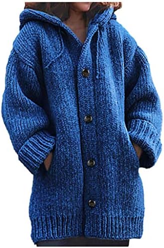 Knitted Cable Cardigan Sweater Loose 