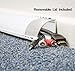 Electriduct Small Corner Duct Cable Raceway (1075 Series) - 5 Feet - White