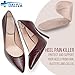 Premium Heel Cushion Pads 8 PCS - Self-Adhesive Shoe Insoles - Soft Gel Shoe Inserts - Blister and Callus Prevention and Protection Heel Pain Relief for Men and Women (Beige)