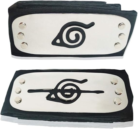 (2 Pack, see pictures for details)Naruto headband goldplated cosplay