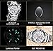 LIGE Watch for Men Dress Sport Fashion Quartz Analog Watch Men Waterproof Stainless Steel Wristwatch with Date Chronograph Luminous
