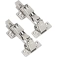 Lazy Susan Hinges for Cabinets, 165 Degree Lazy Susan Cabinet Hinges Soft Close Corner Kitchen Hinges, Full Overlay Concealed for Cabinet Hardware 1 Pair