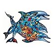 dolphin shaped 1000 piece puzzle
