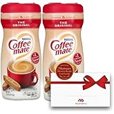 Masterpax Breakfast Club Gift Set – Contains Two 11 oz Bottles of Powdered Coffee Creamer Original Flavor + Exclusive Masterp