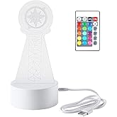 WGEEEY Kpop Stray Kids 16 Colors LED USB Acrylic Night Light with Remote Control for Home Room Decoration