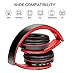 Over Ear Noise Reduction Bluetooth Headphones, Deep Bass Wireless Stereo, Lightweight Travel Headset, Foldable Gaming Headsets, Comfortable Head Earmuff, Built-in Mic, Wired Mode, for PC/Cell Phones/TV ¡­thumb 4