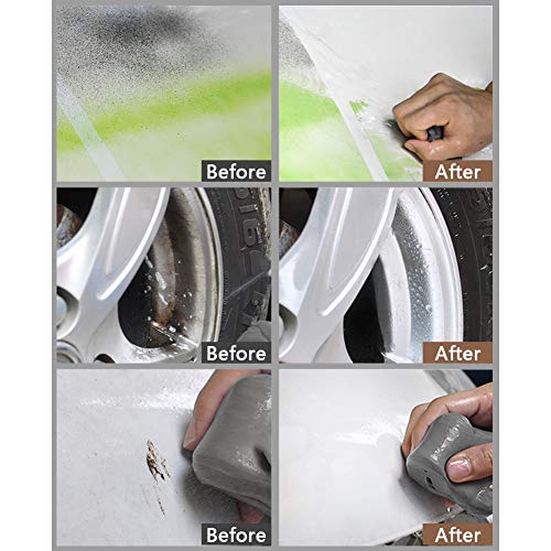 upra Car Duster Kit 6pcs, Multipurpose Car Cleaning Tool Kit - Professional Exterior/Interior Car Wash Brush Kit, Excellent for Home Office Auto Motorcycle Truck