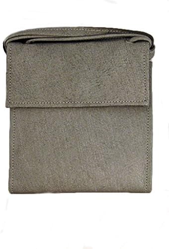 Leaders in Leather - Large Vintage Traveller Wallet - Silver
