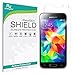 Screen Protector for Samsung Galaxy S5 Mini Screen Protector [Flexible Clear Film] Case Friendly Accessories