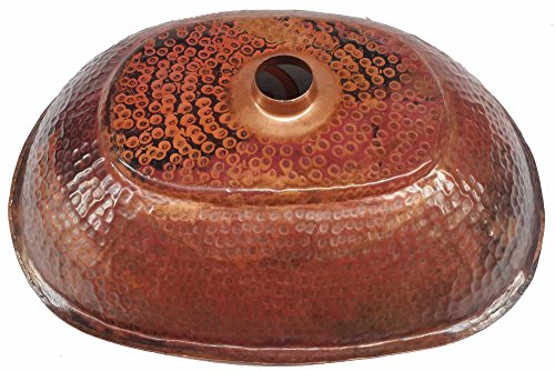 Egypt gift shops Handcrafted Oil Rubbed Vessel Hammered Copper Bathtub Sink Household Redesign