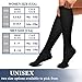 CHARMKING Compression Socks for Women & Men (3 Pairs) 15-20 mmHg is Best Athletic, Running, Flight, Travel, Nurses,Edema