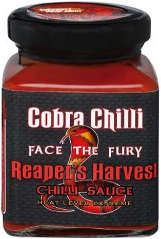 Amazon 激辛ソース コブラチリ リーパーズハーベストチリソース 1g 3本 コブラチリ ホットソース チリソース 通販