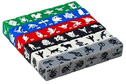 Monster Rocks: 36 Token dice . 6X of Each