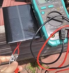 Fielect 5pcs 6V 0.6W Solar Panel Polysilicon Mini